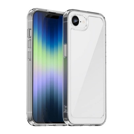 Gigapack iPhone SE 4 (2025) GIGAPACK Szilikon telefonvédő ütésállóság, átlátszó hátlap, ÁTLÁTSZÓ