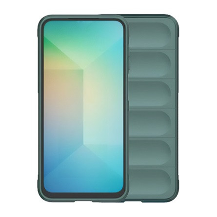 Gigapack Samsung S25 Plus GIGAPACK Szilikon telefonvédő ütésállóság, 3D, SÖTÉTZÖLD