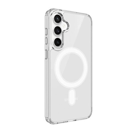 Gigapack Samsung S25 GIGAPACK Szilikon telefonvédő ütésállóság, MagSafe, ÁTLÁTSZÓ