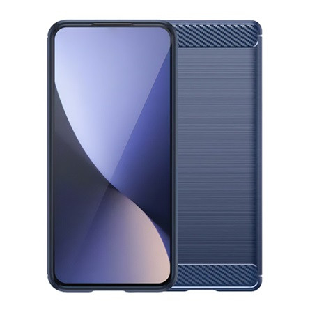 Gigapack Samsung S25 Ultra GIGAPACK Szilikon telefonvédő ütésállóság, karbon minta, SÖTÉTKÉK