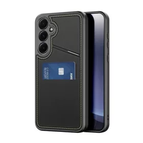   Dux Ducis Samsung S25 DUX DUCIS RAFI II MAG szilikon telefonvédő kitámasztó, MagSafe, FEKETE