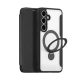 Dux Ducis Samsung S25 Plus DUX DUCIS SKIN X PRO tok álló, bőr hatású FLIP, MagSafe, FEKETE