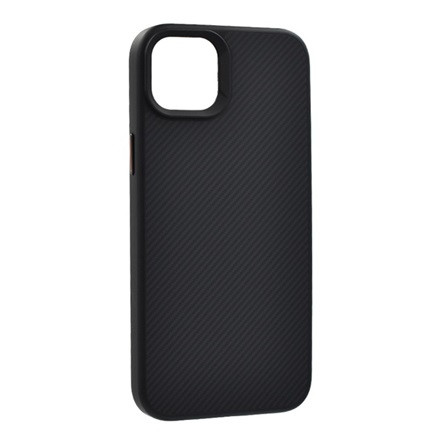 Gigapack iPhone 14 GIGAPACK Szilikon telefonvédő ütésállóság, karbon minta, FEKETE