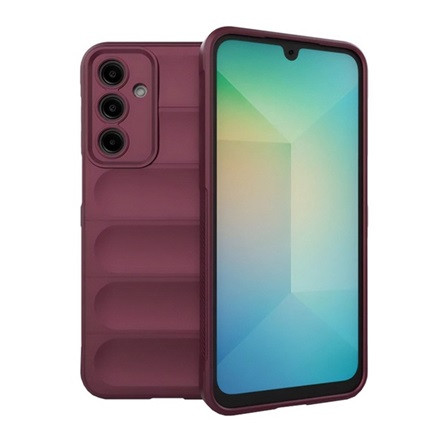 Gigapack Samsung A36 5G GIGAPACK Szilikon telefonvédő ütésállóság, 3D, BORDÓ