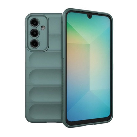 Gigapack Samsung A36 5G GIGAPACK Szilikon telefonvédő ütésállóság, 3D, SÖTÉTZÖLD