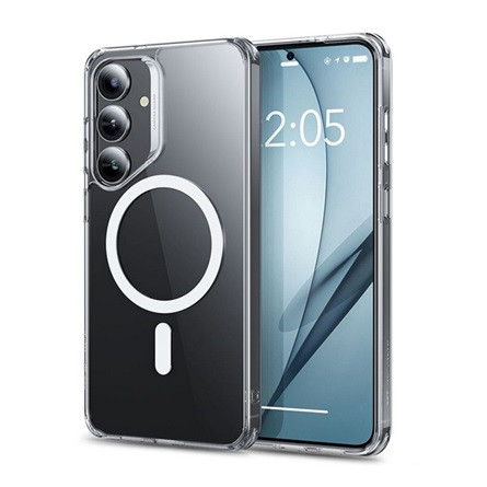 Esr Samsung S25 Plus ESR CH HALOLOCK szilikon telefonvédő ütésállóság, MagSafe, ÁTLÁTSZÓ