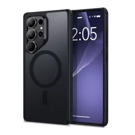   Esr Samsung S25 Ultra ESR CH HALOLOCK szilikon telefonvédő ütésállóság, MagSafe, FEKETE