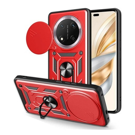 gigapack Honor Magic 7 Lite GIGAPACK Defender szilikon telefonvédő ütésállóság, kameravédő, PIROS