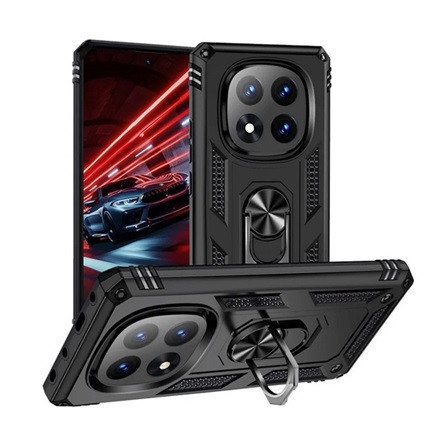 gigapack Xiaomi Poco X7 GIGAPACK Defender szilikon telefonvédő ütésállóság, mágneses, FEKETE