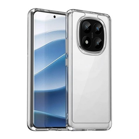 Gigapack Redmi Note 14 Pro Plus 5G GIGAPACK Szilikon telefonvédő ütésállóság, átlátszó hátlap, ÁTLÁTSZÓ