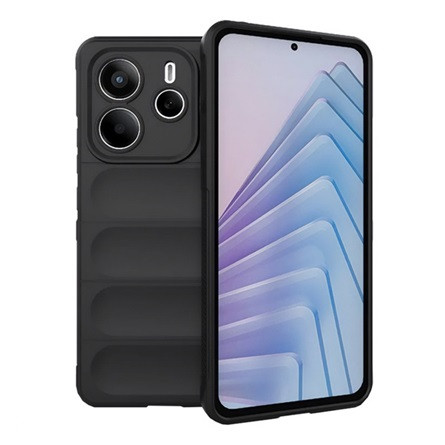 Gigapack Redmi Note 14 5G GIGAPACK Szilikon telefonvédő ütésállóság, 3D, FEKETE