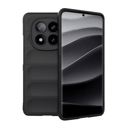 Gigapack Redmi Note 14 Pro Plus 5G GIGAPACK Szilikon telefonvédő ütésállóság, 3D, FEKETE