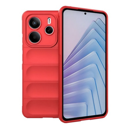 Gigapack Redmi Note 14 5G GIGAPACK Szilikon telefonvédő ütésállóság, 3D, PIROS