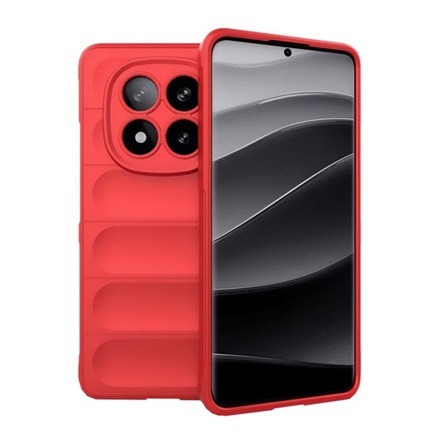Gigapack Redmi Note 14 Pro Plus 5G GIGAPACK Szilikon telefonvédő ütésállóság, 3D, PIROS
