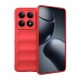 Gigapack Redmi Note 14 Pro 5G GIGAPACK Szilikon telefonvédő ütésállóság, 3D, PIROS