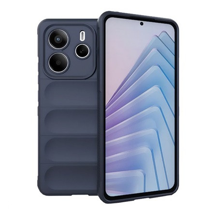 Gigapack Redmi Note 14 4G GIGAPACK Szilikon telefonvédő ütésállóság, 3D, SÖTÉTKÉK