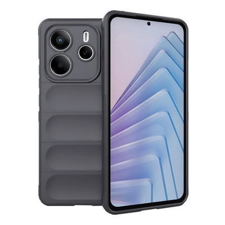 Gigapack Redmi Note 14 4G GIGAPACK Szilikon telefonvédő ütésállóság, 3D, SÖTÉTSZÜRKE