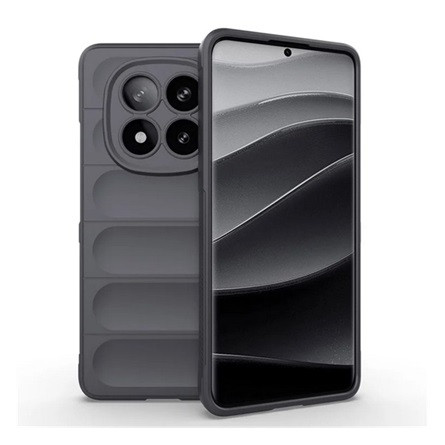 Gigapack Redmi Note 14 Pro Plus 5G GIGAPACK Szilikon telefonvédő ütésállóság, 3D, SÖTÉTSZÜRKE
