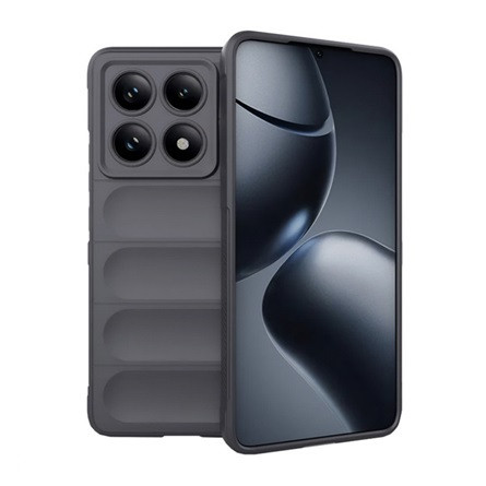 gigapack Xiaomi Poco X7 GIGAPACK Szilikon telefonvédő ütésállóság, 3D, SÖTÉTSZÜRKE
