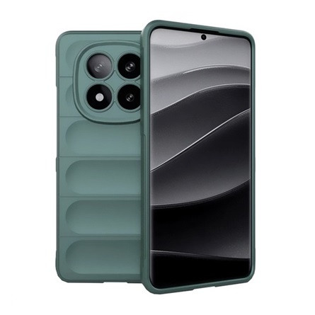 Gigapack Redmi Note 14 Pro Plus 5G GIGAPACK Szilikon telefonvédő ütésállóság, 3D, SÖTÉTZÖLD