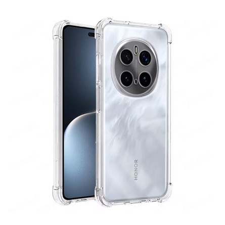Gigapack Honor Magic7 Pro GIGAPACK Szilikon telefonvédő ütésállóság, légpárnás sarok, ÁTLÁTSZÓ