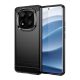 Gigapack Redmi Note 14 Pro Plus 5G GIGAPACK Szilikon telefonvédő ütésállóság, karbon minta, FEKETE