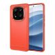 Gigapack Redmi Note 14 Pro Plus 5G GIGAPACK Szilikon telefonvédő ütésállóság, karbon minta, PIROS