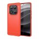 Gigapack Redmi Note 14 Pro 5G GIGAPACK Szilikon telefonvédő ütésállóság, karbon minta, PIROS
