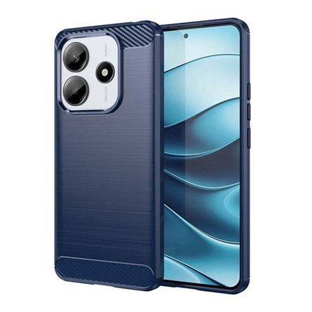 Gigapack Redmi Note 14 5G GIGAPACK Szilikon telefonvédő ütésállóság, karbon minta, SÖTÉTKÉK
