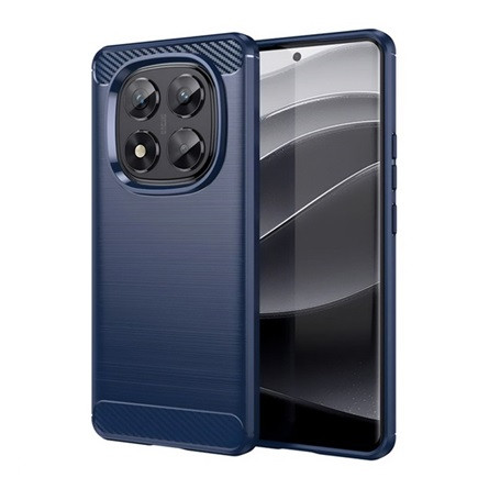 gigapack Xiaomi Poco X7 GIGAPACK Szilikon telefonvédő ütésállóság, karbon minta, SÖTÉTKÉK