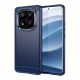 Gigapack Redmi Note 14 Pro Plus 5G GIGAPACK Szilikon telefonvédő ütésállóság, karbon minta, SÖTÉTKÉK