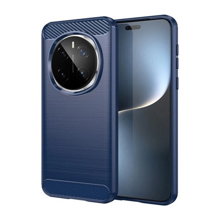 Gigapack Honor Magic7 Pro GIGAPACK Szilikon telefonvédő ütésállóság, karbon minta, SÖTÉTKÉK