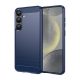 Gigapack Samsung S25 Plus GIGAPACK Szilikon telefonvédő ütésállóság, karbon minta, SÖTÉTKÉK
