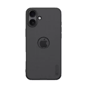   Nillkin iPhone 16 NILLKIN SUPER FROSTED PRO műanyag telefonvédő ütésállóság, logó kivágás, FEKETE