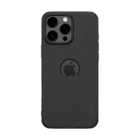   Nillkin iPhone 16 Pro NILLKIN SUPER FROSTED PRO műanyag telefonvédő ütésállóság, logó kivágás, FEKETE