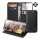 Dux Ducis iPhone 16e DUX DUCIS HIVO tok álló, valódi bőr FLIP, RFID, FEKETE