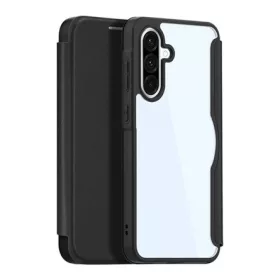   Dux Ducis Samsung A56 5G DUX DUCIS SKIN X PRO tok álló, bőr hatású FLIP, MagSafe, FEKETE