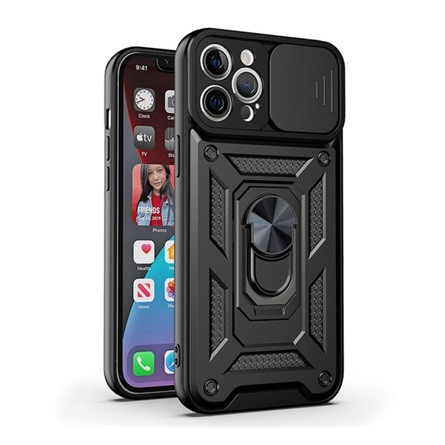 Gigapack Motorola Edge 50 Fusion 5G GIGAPACK Defender szilikon telefonvédő ütésállóság, kameravédő, FEKETE