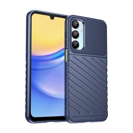 Gigapack Samsung A56 5G GIGAPACK Szilikon telefonvédő ütésállóság, dombor minta, SÖTÉTKÉK