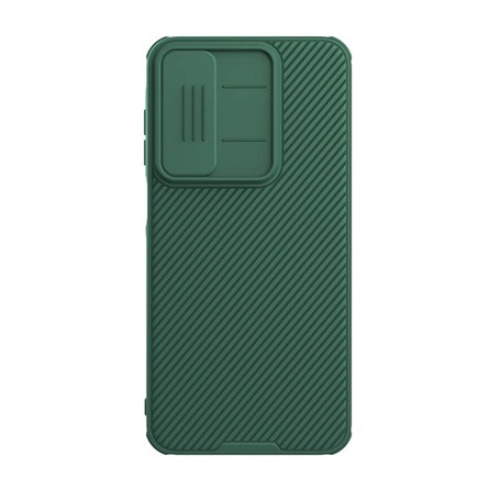 Nillkin Samsung A36 5G NILLKIN CAMSHIELD PRO szilikon telefonvédő ütésállóság, csíkos, SÖTÉTZÖLD