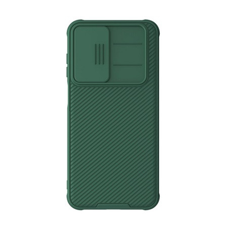 Nillkin Samsung A26 5G NILLKIN CAMSHIELD PRO szilikon telefonvédő ütésállóság, csíkos, SÖTÉTZÖLD