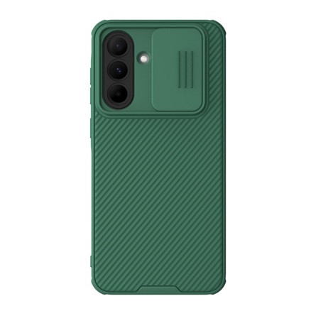 Nillkin Samsung A56 5G NILLKIN CAMSHIELD PRO szilikon telefonvédő ütésállóság, csíkos, SÖTÉTZÖLD