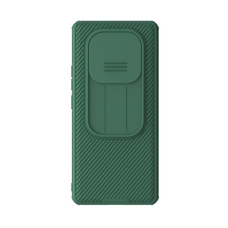 Nillkin Redmi Note 14 Pro 5G NILLKIN CAMSHIELD PRO szilikon telefonvédő ütésállóság, csíkos, SÖTÉTZÖLD