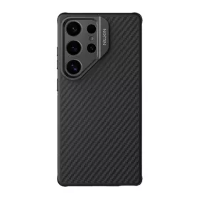   Nillkin Samsung S25 Ultra NILLKIN CARBOPROP szilikon telefonvédő ütésállóság, karbon minta, FEKETE