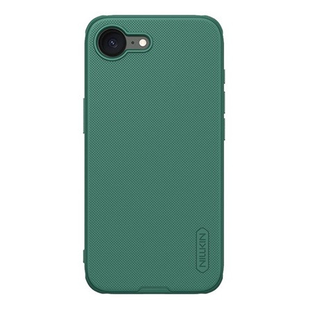 Nillkin iPhone 16e NILLKIN SUPER FROSTED PRO műanyag telefonvédő ütésállóság, érdes felület, SÖTÉTZÖLD