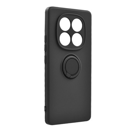 gigapack Redmi Note 14 Pro 4G GIGAPACK Szilikon telefonvédő tartógyűrű, kameravédő, FEKETE