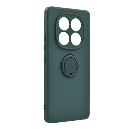 gigapack Redmi Note 14 Pro 4G GIGAPACK Szilikon telefonvédő tartógyűrű, kameravédő, SÖTÉTZÖLD
