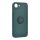 gigapack iPhone 16e GIGAPACK Szilikon telefonvédő tartógyűrű, kameravédő, SÖTÉTZÖLD