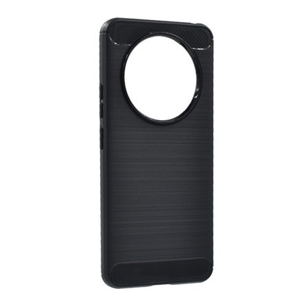 gigapack Realme 12 Plus GIGAPACK Szilikon telefonvédő ütésállóság, karbon minta, FEKETE