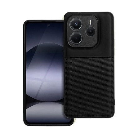 gigapack Redmi Note 14 5G GIGAPACK Szilikon telefonvédő ütésállóság, csíkos, FEKETE